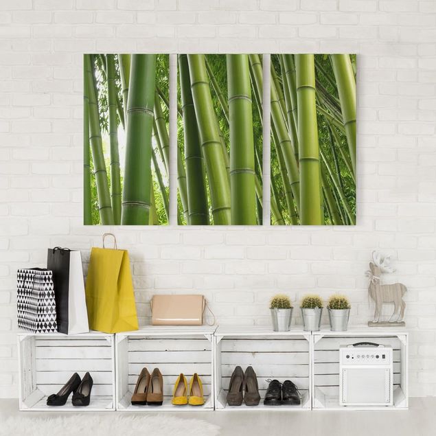 Wanddeko Wohnzimmer Bamboo Trees