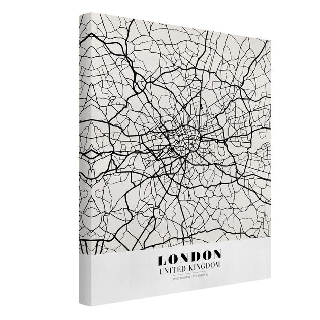 Wanddeko Flur Stadtplan London - Klassik