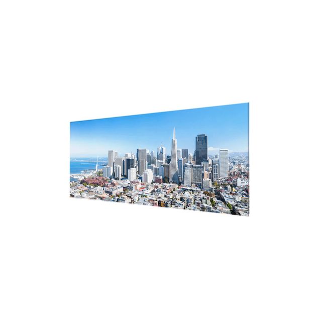 Wanddeko Büro San Francisco Skyline