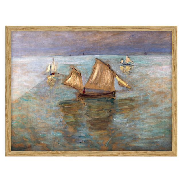 Wanddeko Wohnzimmer Claude Monet - Fischerboote