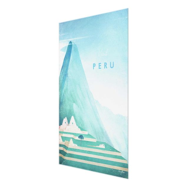 Wanddeko Jugendzimmer Reiseposter - Peru