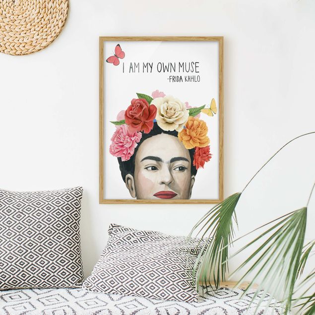 Wanddeko Wohnzimmer Fridas Gedanken - Muse