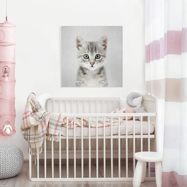 Wanddeko Schlafzimmer Baby Katze Killi