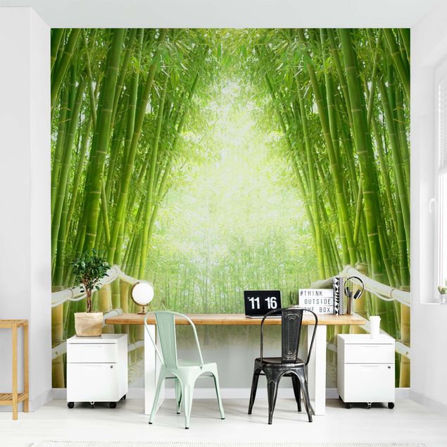 Wanddeko Schlafzimmer Bamboo Way