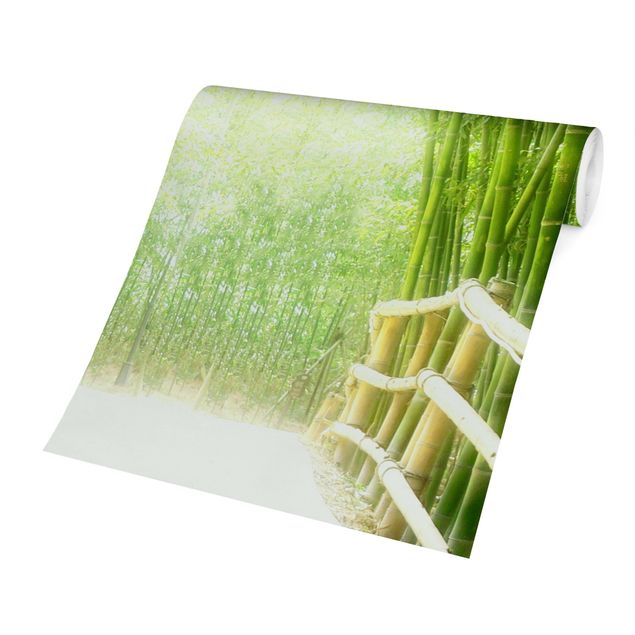 Wanddeko Flur Bamboo Way