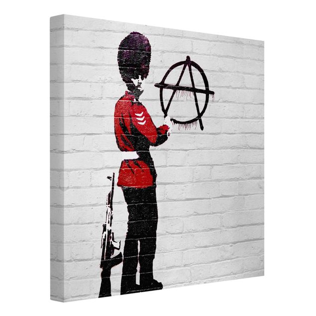 Wanddeko Büro Anarchist Soldier - Brandalised ft. Graffiti by Banksy