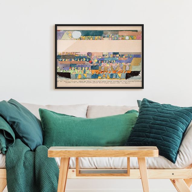 Wanddeko Schlafzimmer Paul Klee - Der Mond