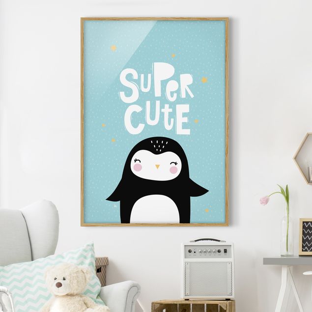 Babyzimmer Deko Super Cute Pinguin