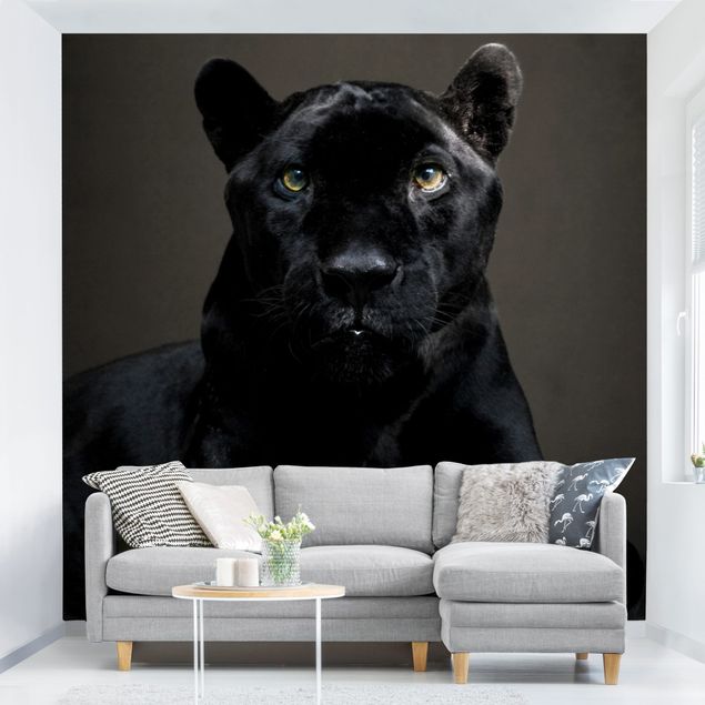 Wanddeko Wohnzimmer Black Puma
