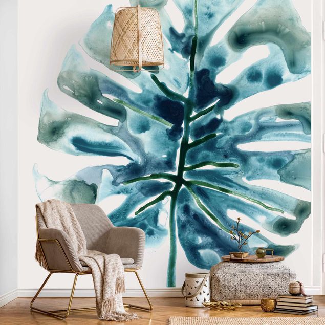 Wanddeko Wohnzimmer Blaues tropisches Juwel