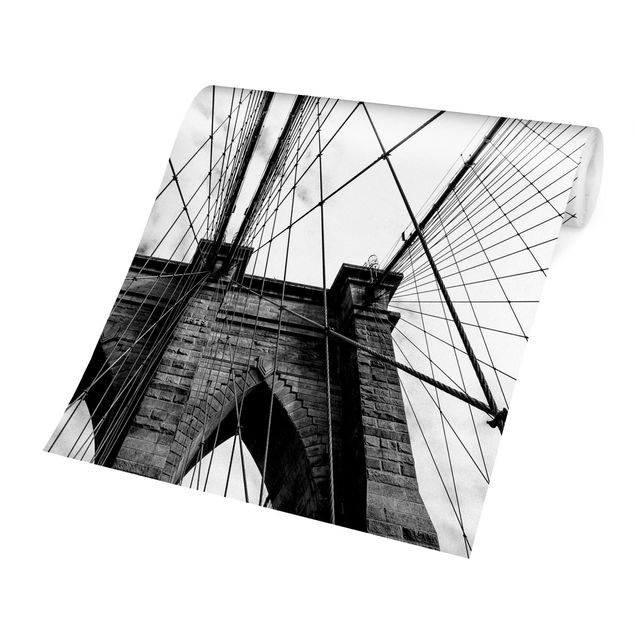 Wanddeko Flur Brooklyn Bridge in Perspektive