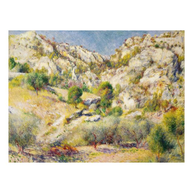 Wanddeko Esszimmer Auguste Renoir - Felsen bei Estaque