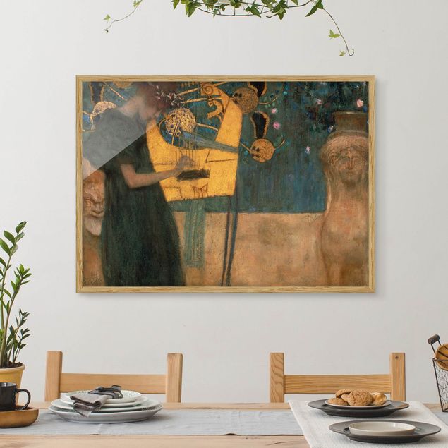 Küche Dekoration Gustav Klimt - Die Musik