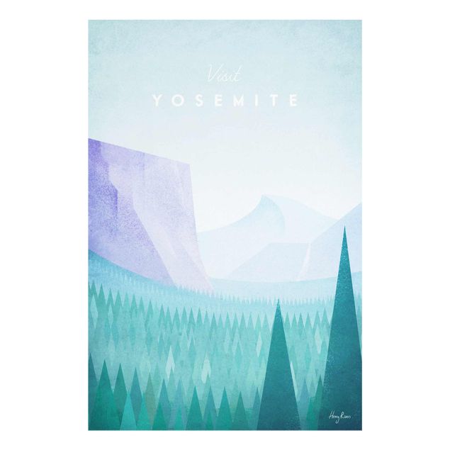 Wanddeko Büro Reiseposter - Yosemite Park