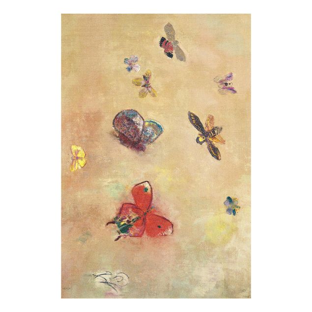 Wanddeko Esszimmer Odilon Redon - Bunte Schmetterlinge