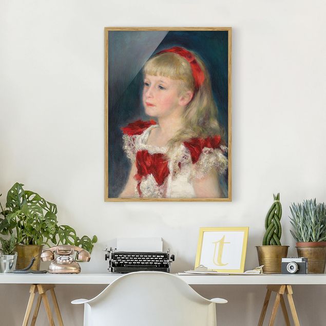 Wanddeko Wohnzimmer Auguste Renoir - Mademoiselle Grimprel