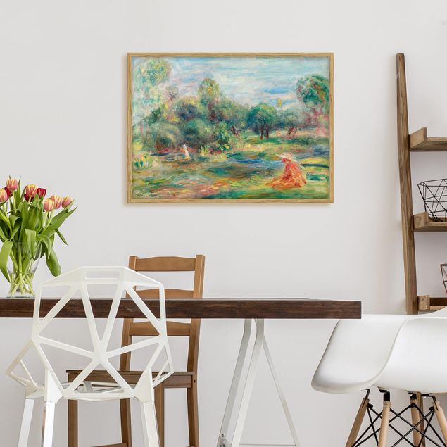 Wanddeko Schlafzimmer Auguste Renoir - Landschaft bei Cagnes
