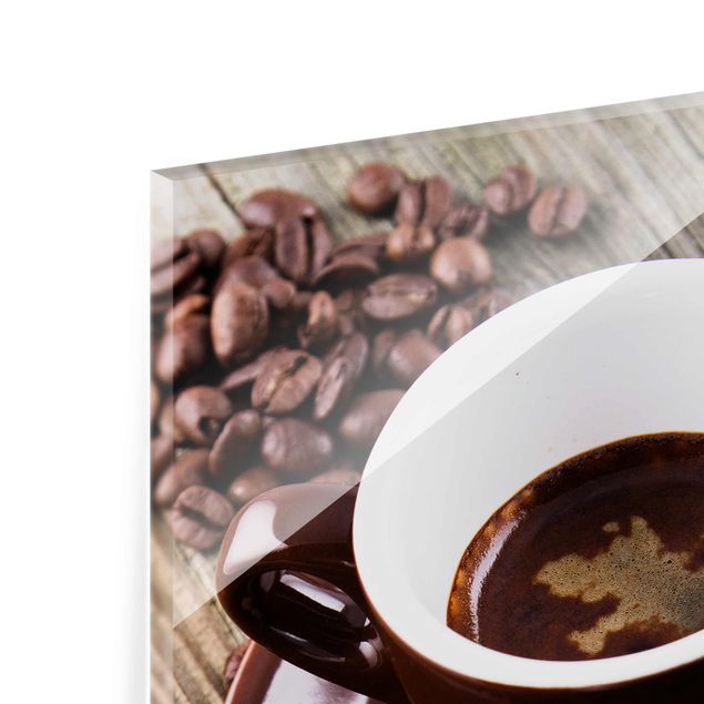 Deko Fotografie Kaffeetasse mit Kaffeebohnen