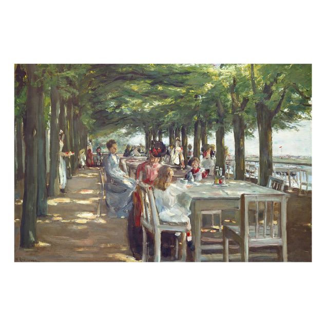 Wanddeko Esszimmer Max Liebermann - Terrasse des Restaurants Jacob