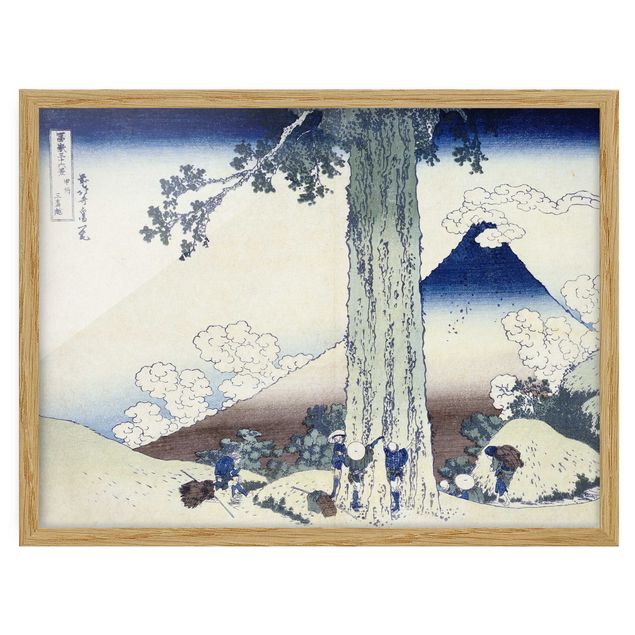 Wanddeko Flur Katsushika Hokusai - Mishima Pass in der Provinz Kai
