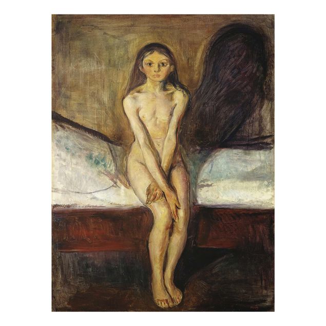 Post Impressionismus Bilder Edvard Munch - Pubertät