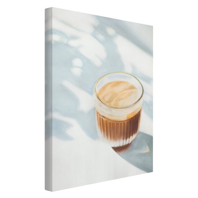 Leinwandbilder Italien Cappuccino zum Frühstück
