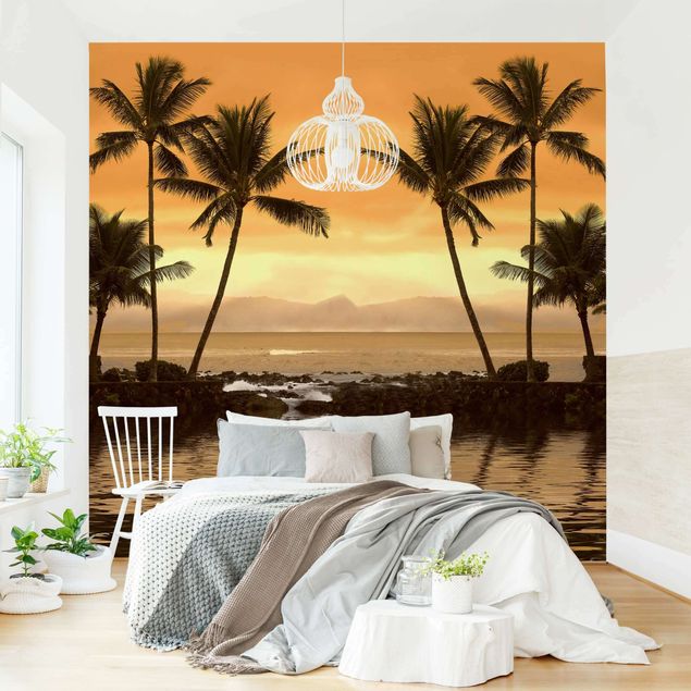 Wanddeko Schlafzimmer Caribbean Sunset I