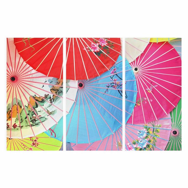 Wanddeko Esszimmer Chinese Parasols
