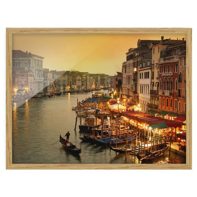 Wanddeko Wohnzimmer Großer Kanal von Venedig