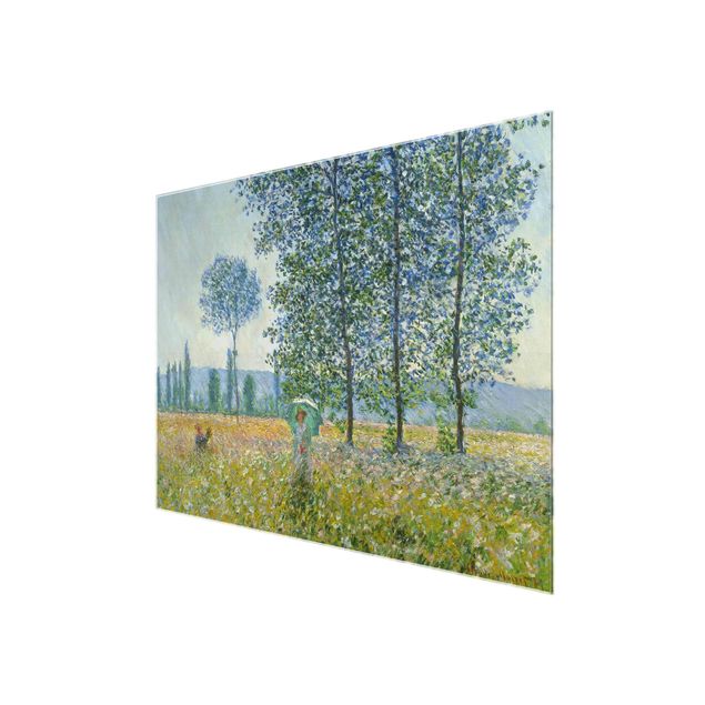 Wanddeko Büro Claude Monet - Felder im Frühling