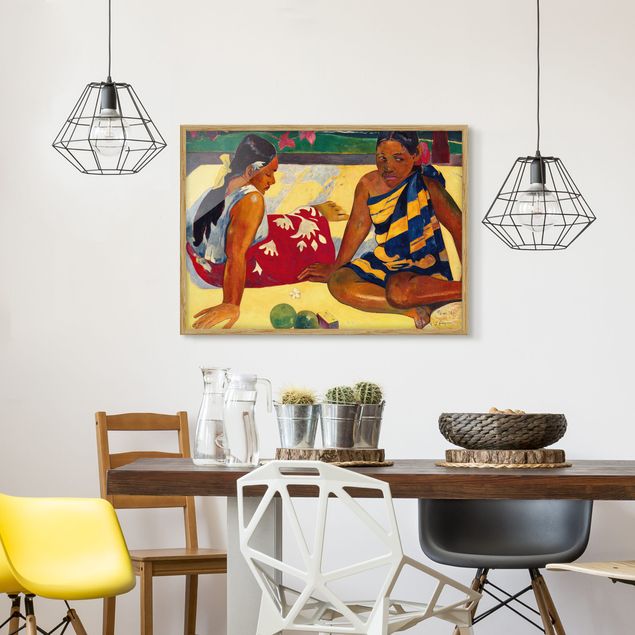 Wanddeko Wohnzimmer Paul Gauguin - Frauen von Tahiti