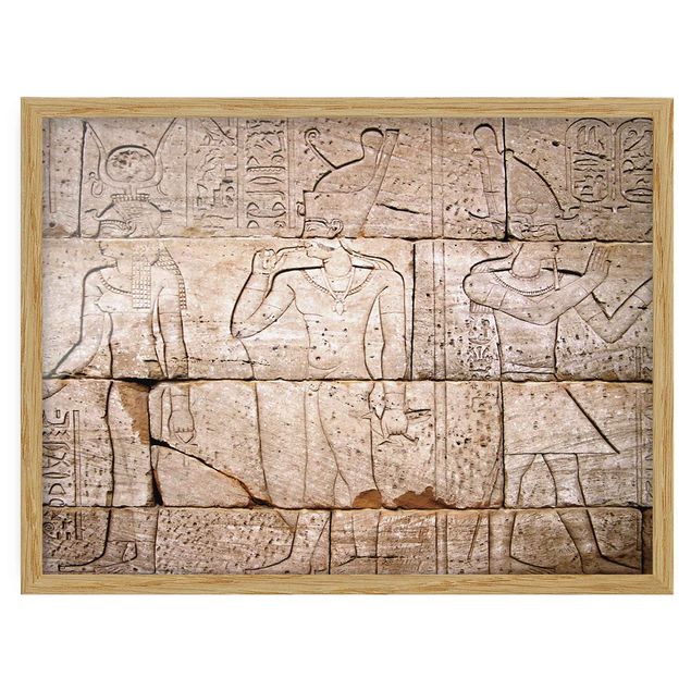 Wanddeko Flur Egypt Relief