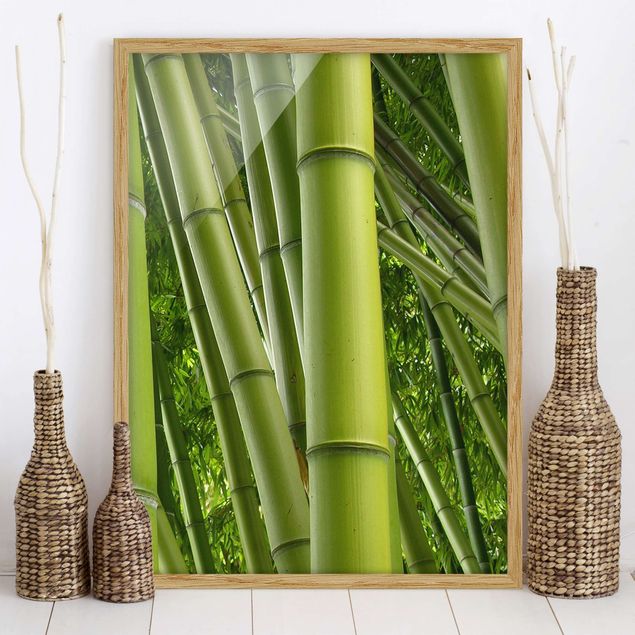 Wanddeko Wohnzimmer Bamboo Trees No.2