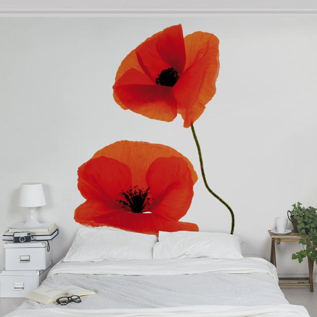 Wanddeko Wohnzimmer Charming Poppies