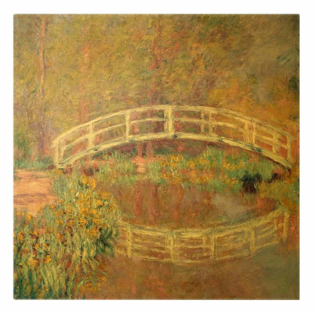 Wanddeko Flur Claude Monet - Brücke Monets Garten