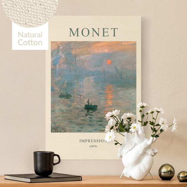 Wanddeko blau Claude Monet - Impression - Museumsedition