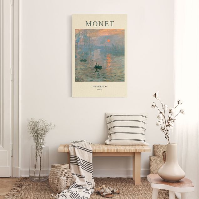 Wanddeko Wohnzimmer Claude Monet - Impression - Museumsedition