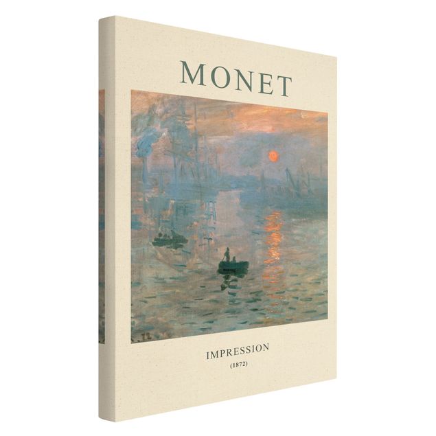 Wanddeko über Sofa Claude Monet - Impression - Museumsedition
