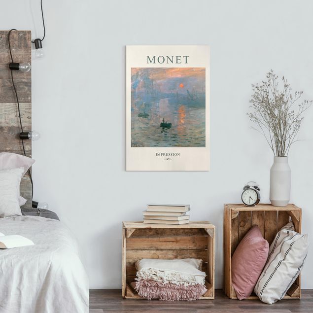 Wanddeko Wohnzimmer Claude Monet - Impression - Museumsedition
