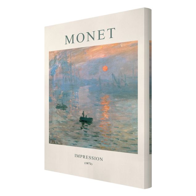 Wanddeko über Sofa Claude Monet - Impression - Museumsedition