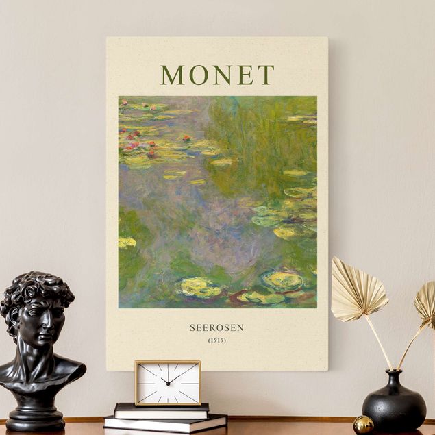 Wanddeko Wohnzimmer Claude Monet - Seerosen - Museumsedition