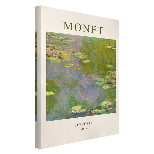 Wanddeko Botanik Claude Monet - Seerosen - Museumsedition