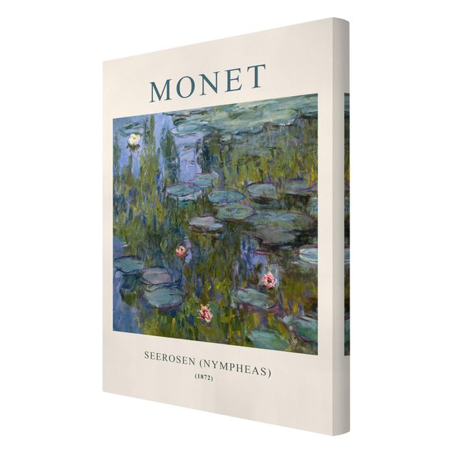 Wanddeko Büro Claude Monet - Seerosen (Nympheas) - Museumsedition