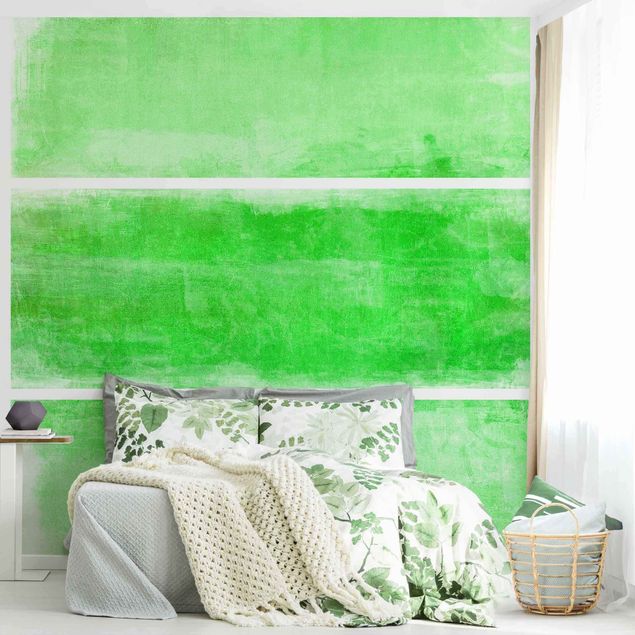 Wanddeko Wohnzimmer Colour Harmony Green