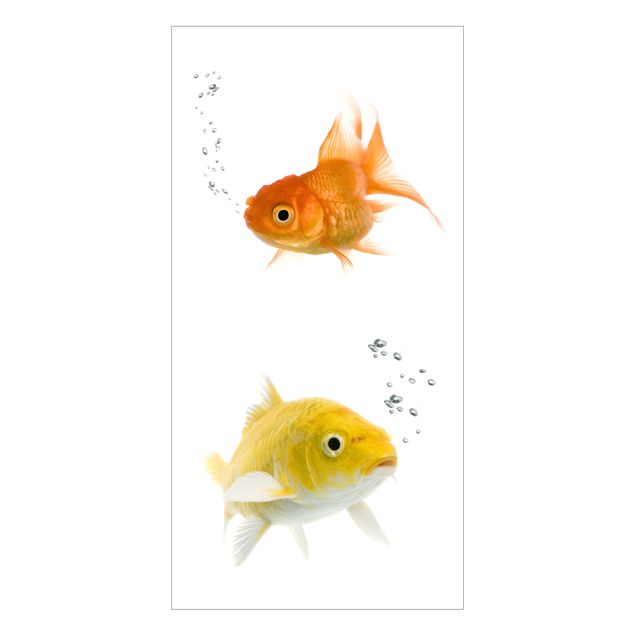 Wanddeko Flur Colourful Fishes Duo