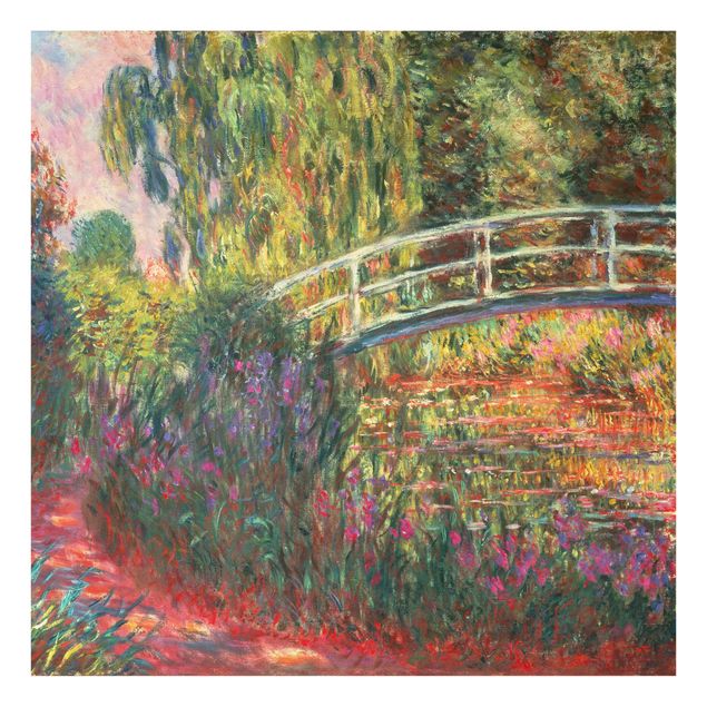Wanddeko Esszimmer Claude Monet - Japanische Brücke im Garten von Giverny
