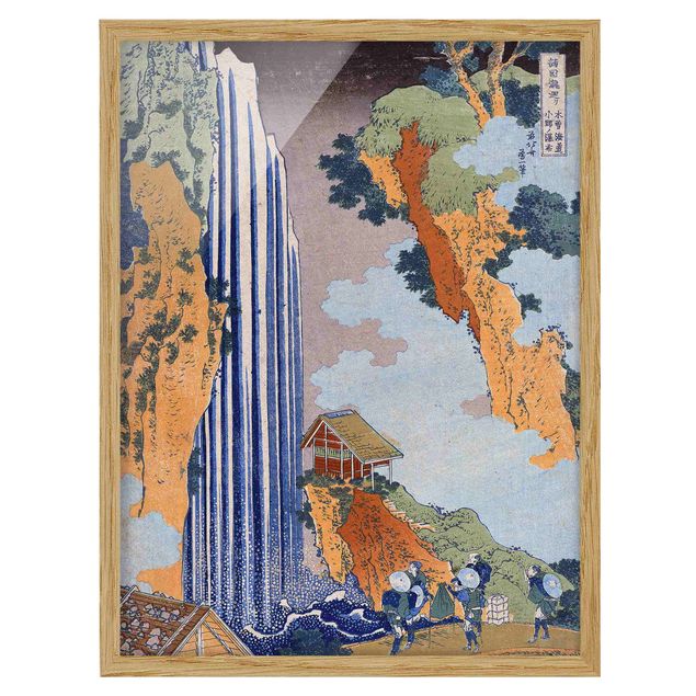 Wanddeko Flur Katsushika Hokusai - Ono Wasserfall
