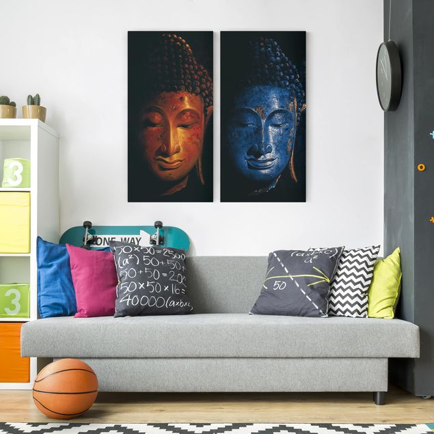 Wanddeko Schlafzimmer Delhi und Madras Buddha