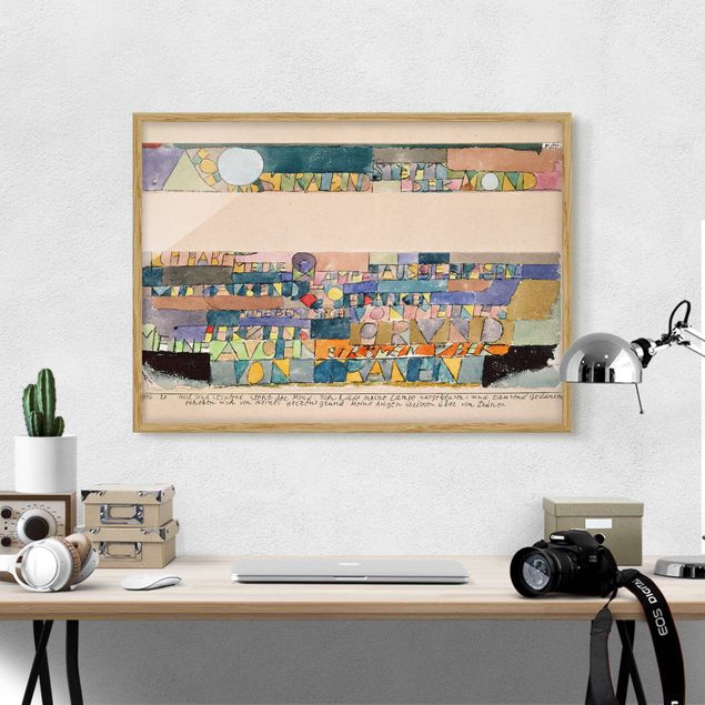 Wanddeko Wohnzimmer Paul Klee - Der Mond