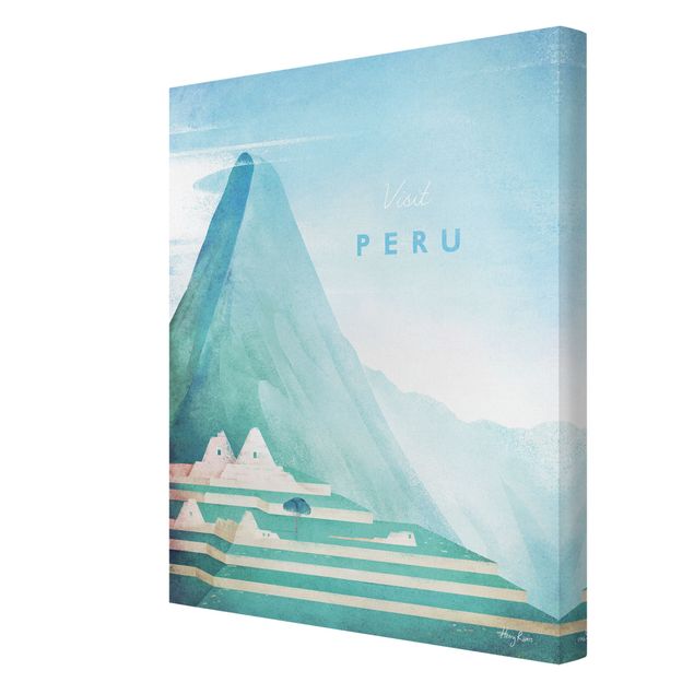 Wanddeko Jugendzimmer Reiseposter - Peru